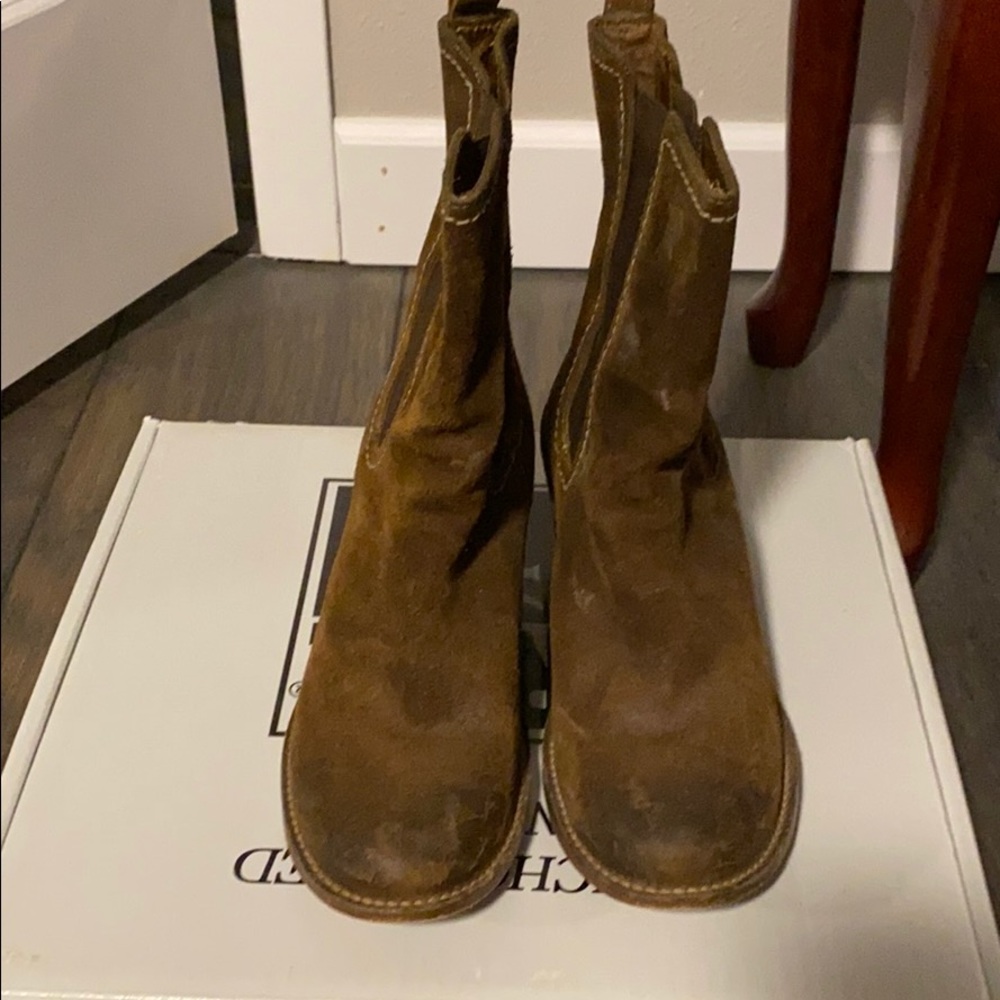 Frye Carmen boots size 8 color: fatigue